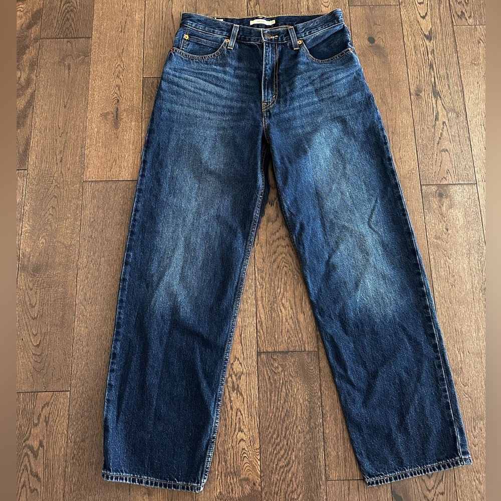 Levi’s Dark Wash Dad Jeans
